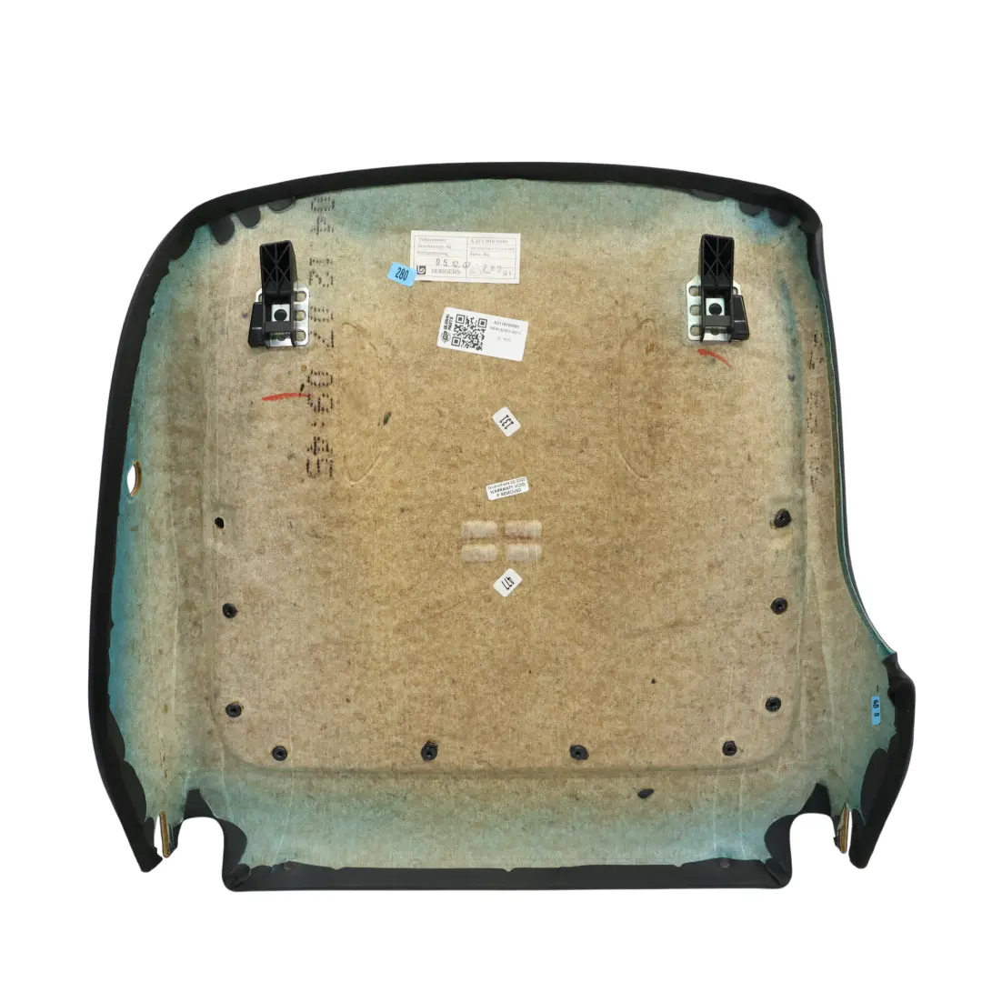Mercedes W211 Asiento Panel Respaldo Delantero Tapa Trasera Negro - SKU A2119100591 - Número de pieza A2119100591