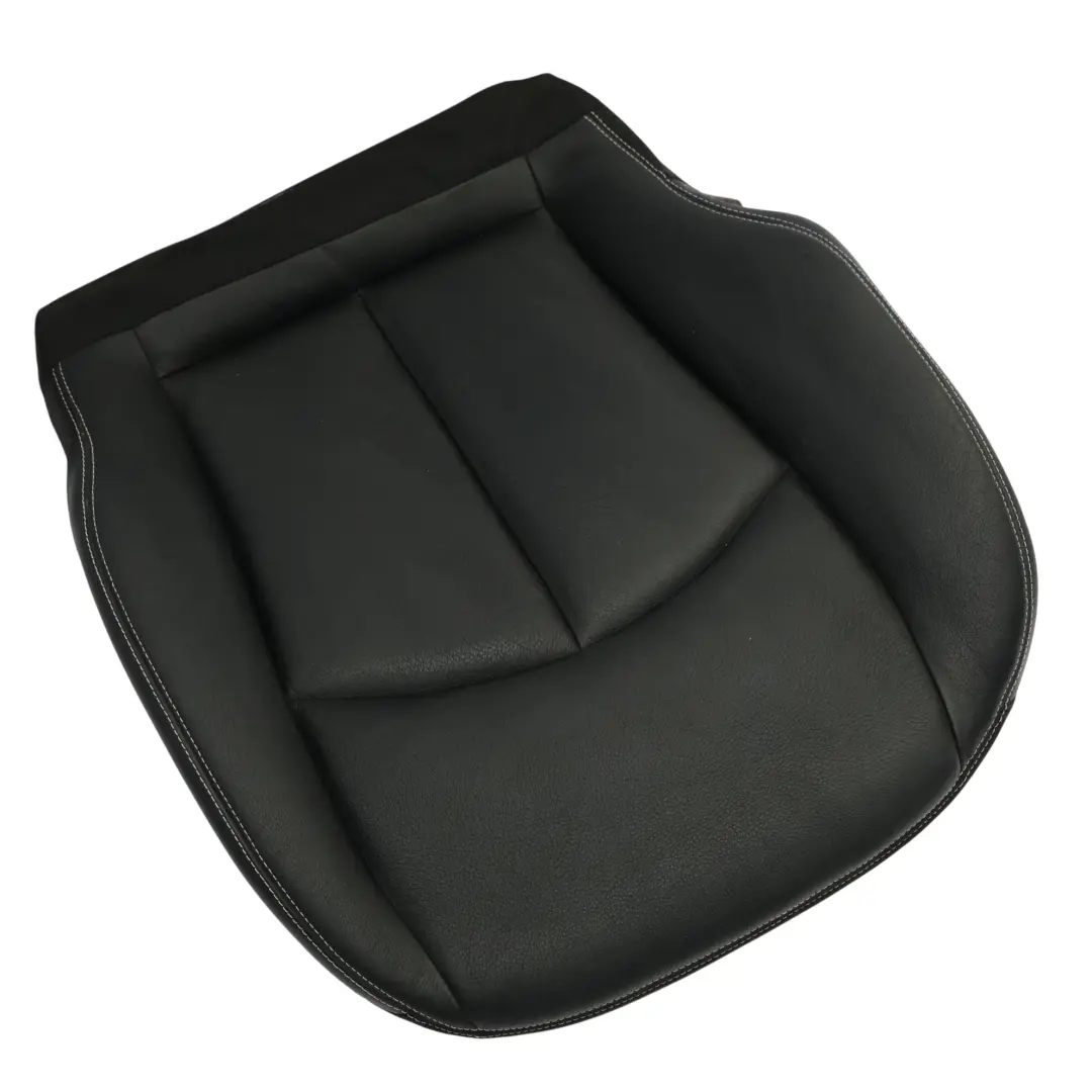 Front Sport Seat Cover Panel Heated Left N/S Black Leather to Mercedes W211 with Part number A2119107451 Mercedes W211 Front Sport Seat Cover Panel Heated Left N/S Black Leather - SKU A2119107351 - Part number A2119107451