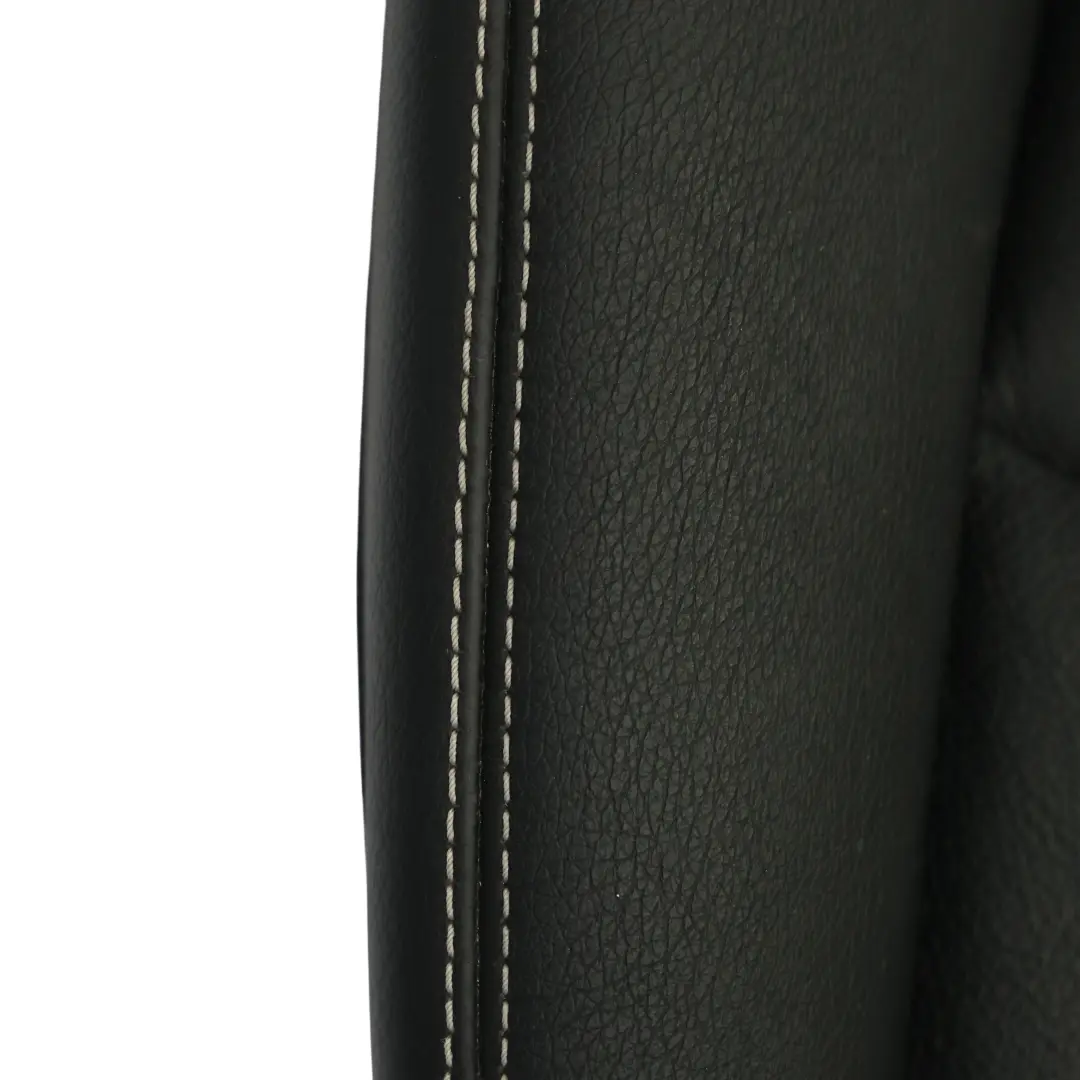 Mercedes W211 Front Sport Seat Cover Panel Heated Left N/S Black Leather - SKU A2119107351 - Part number A2119107451