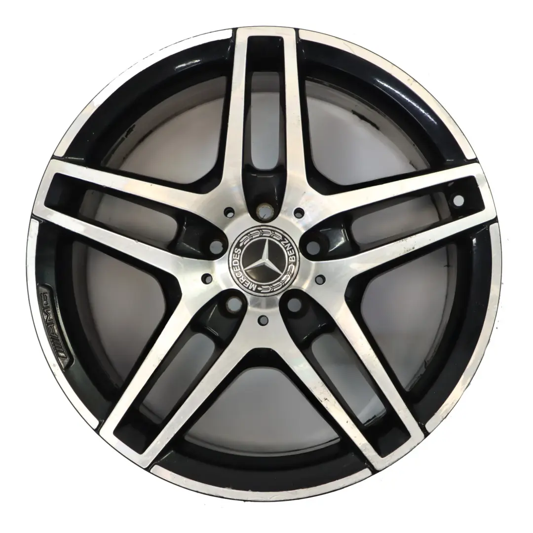 W207 W212 AMG Bicolor Alufelge 18" ET:48 8.5J für Mercedes mit Teilenummer A2124010300 Mercedes W207 W212 AMG Bicolor Alufelge 18" ET:48 8.5J - SKU A2124010300-5 - Teilenummer A2124010300