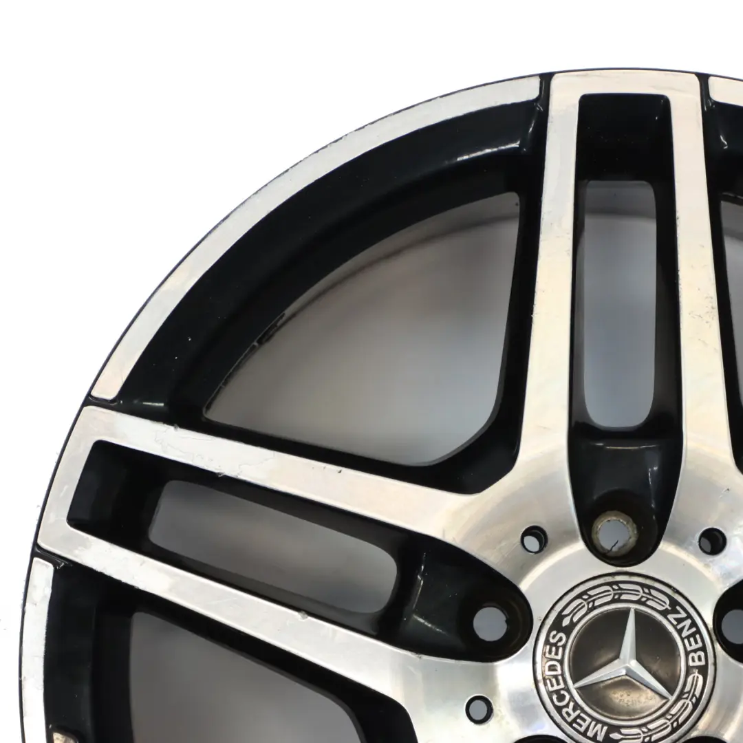 W207 W212 AMG Bicolor Alloy Wheel Rim 18" ET:48 8.5J to Mercedes with Part number A2124010300 Mercedes W207 W212 AMG Bicolor Alloy Wheel Rim 18" ET:48 8.5J - SKU A2124010300-5 - Part number A2124010300