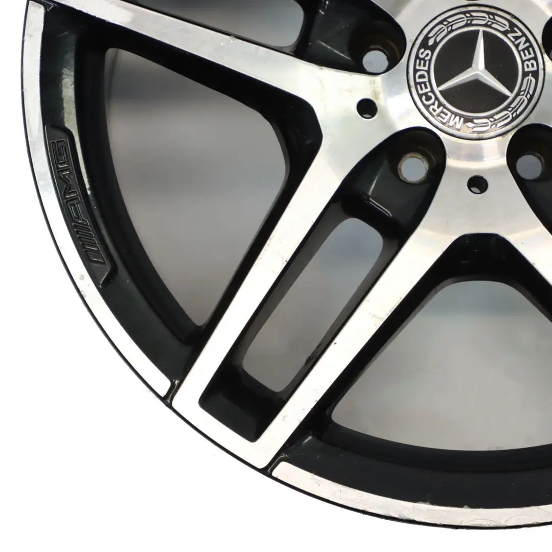 Mercedes W207 W212 AMG Bicolor Llanta Aleación 18" ET:48 8.5J - SKU A2124010300-5 - Número de pieza A2124010300