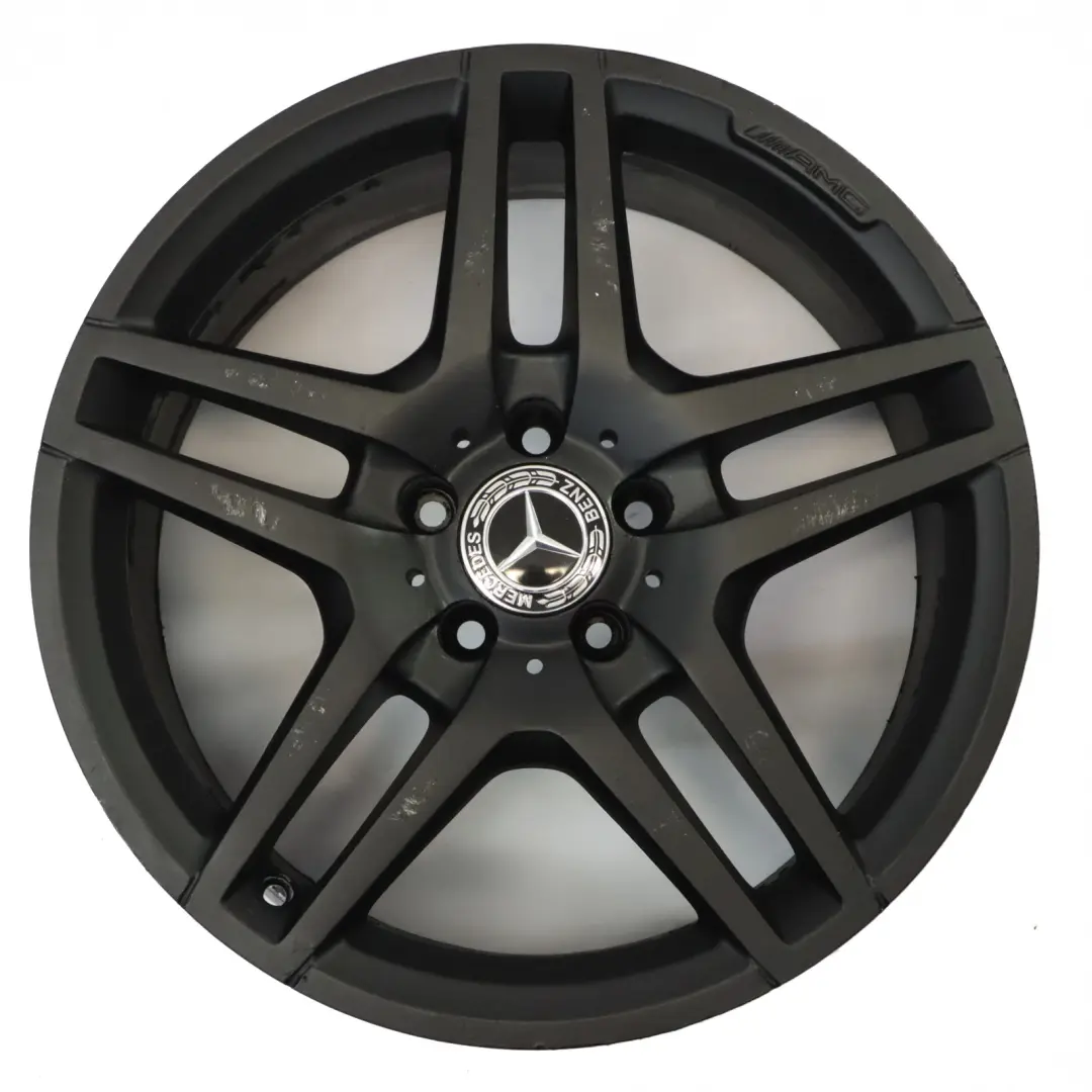 Mercedes W212 AMG Schwarz Hinterrad Alufelge 18" ET:54 9J - SKU A2124010400-3 - Teilenummer A2124010400