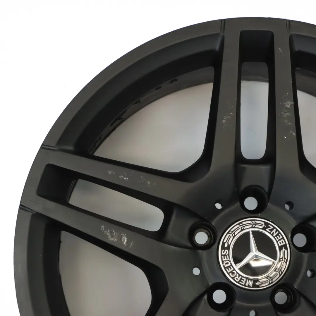 Mercedes W212 AMG Jante Arrière En Alliage Noir 18" ET:54 9J - SKU A2124010400-3 - Numéro de pièce A2124010400