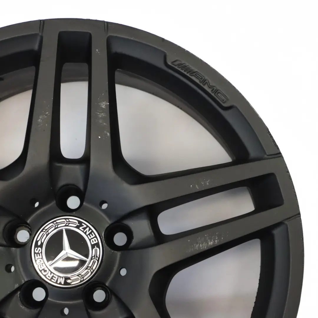 Mercedes W212 AMG Schwarz Hinterrad Alufelge 18" ET:54 9J - SKU A2124010400-3 - Teilenummer A2124010400