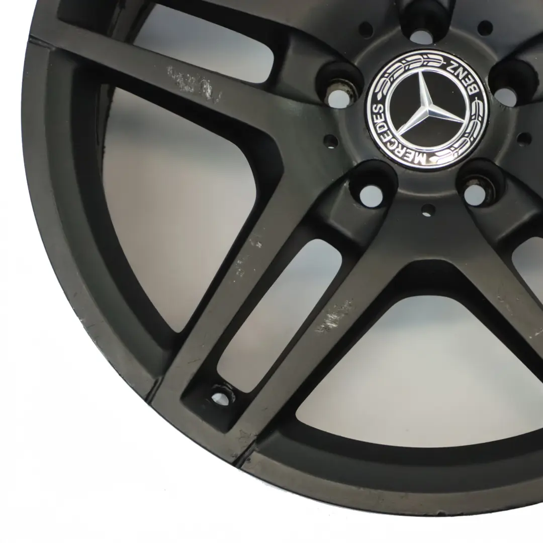 Mercedes W212 AMG Schwarz Hinterrad Alufelge 18" ET:54 9J - SKU A2124010400-3 - Teilenummer A2124010400