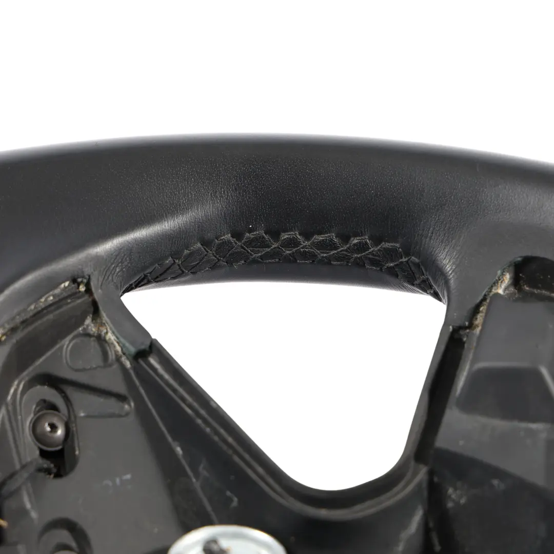 Mercedes W212 Steering Wheel Black Leather Wood Paddle Shift - SKU A2124601103 - Part number A2124601103