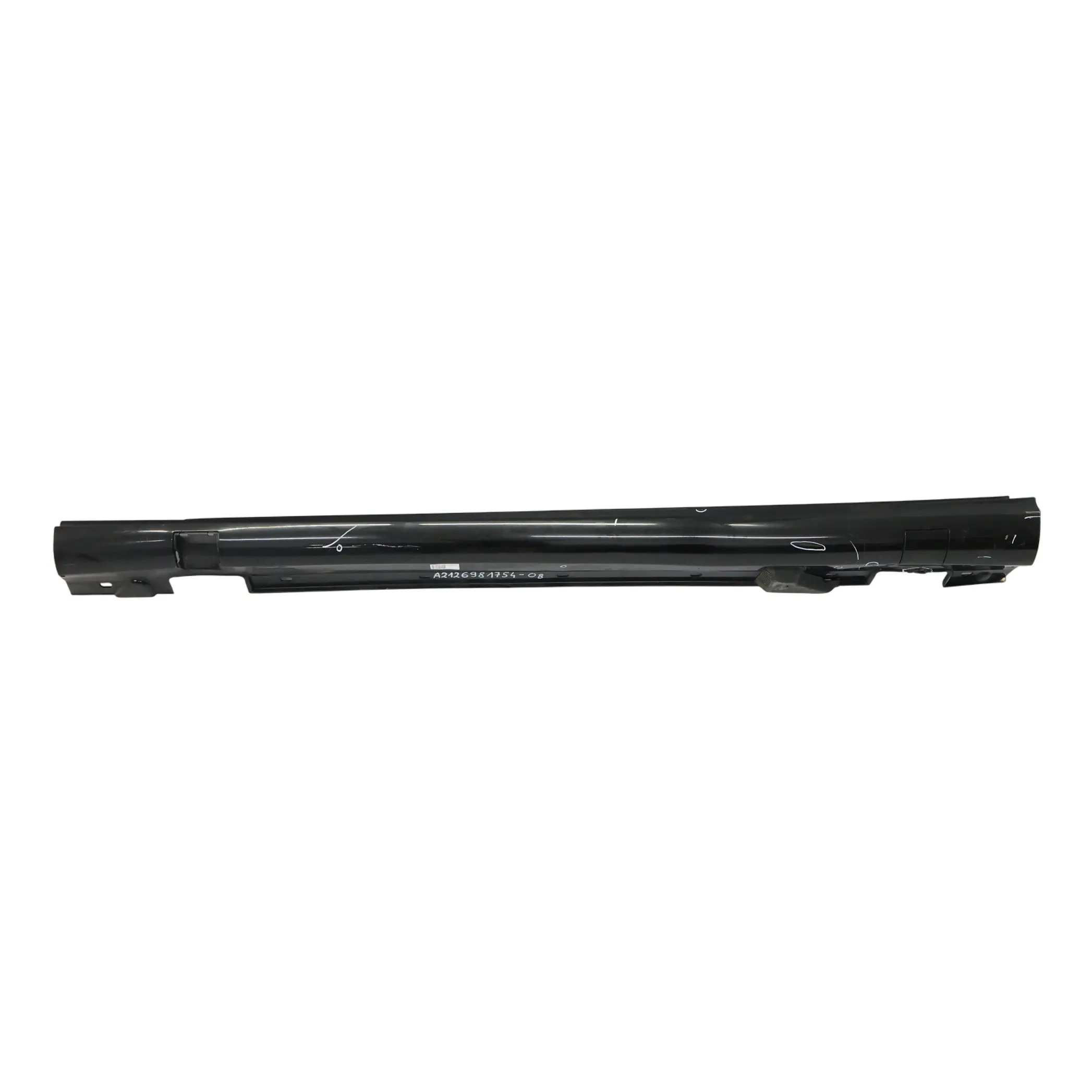 Side Skirt Mercedes S212 Cover Left N/S AMG Sill Panel Obsidian Black - 197