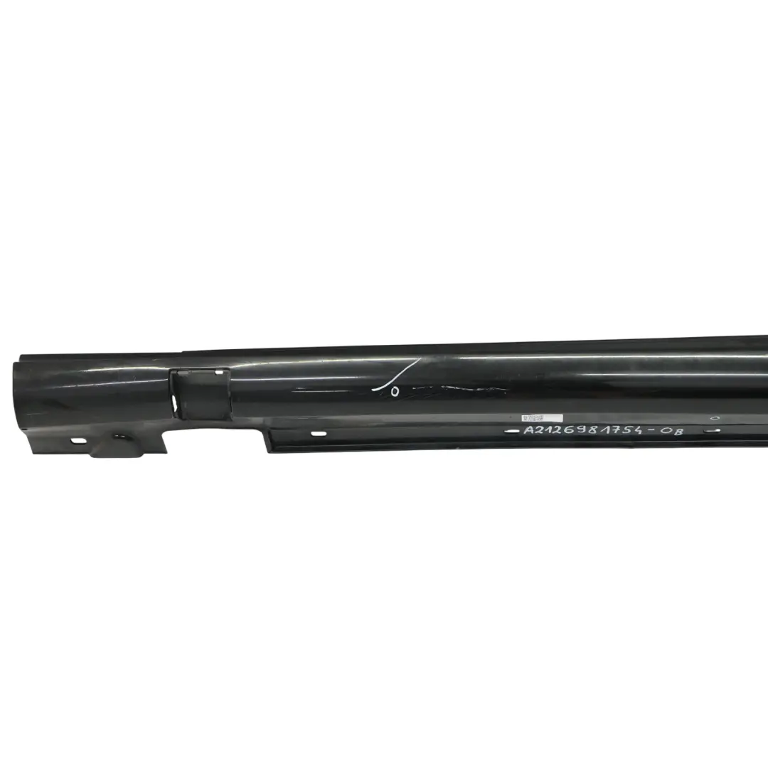 Minigonna Laterale Mercedes S212 Cover Sinistra AMG Panel Obsidian Black - 197 - SKU A2126981754-OB - Numero di parte A2126981754