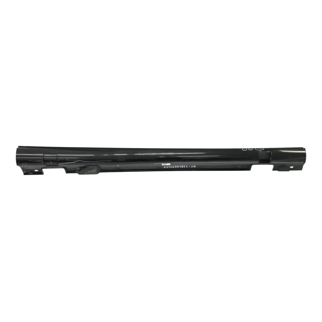  Cache Latérale Mercedes W212 Droite AMG Seuil De Porte Obsidian Black - 197 - SKU A2126981854-OB - Numéro de pièce A2126981854