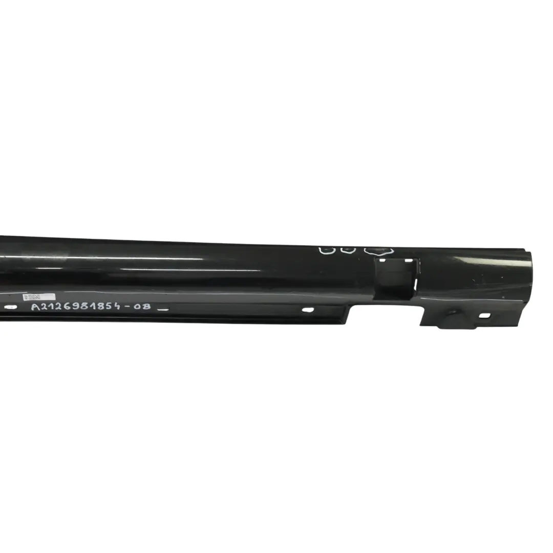  Minigonne Laterali Mercedes W212 Lato Destro AMG Obsidian Black - 197 - SKU A2126981854-OB - Numero di parte A2126981854