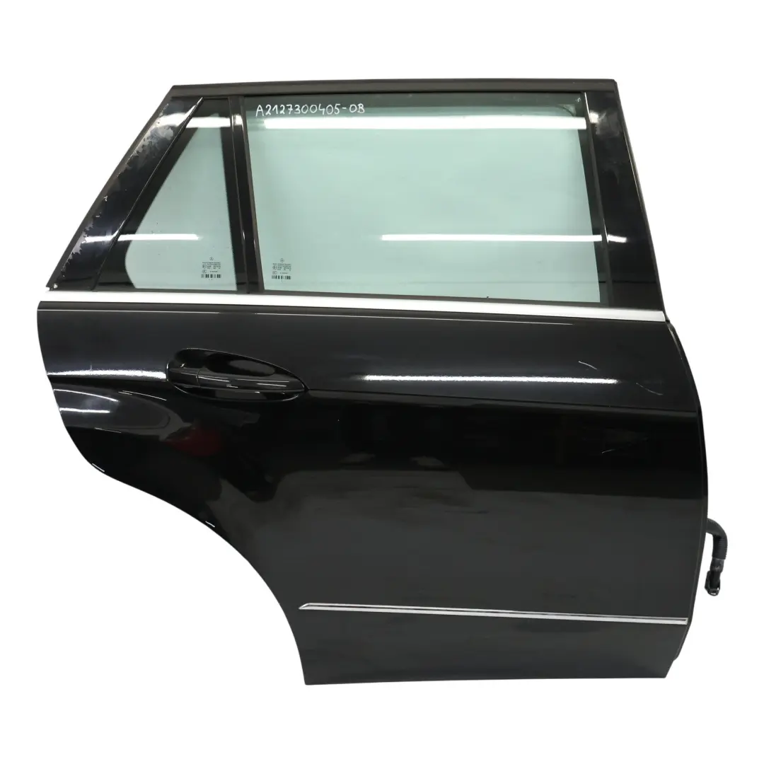  Tür Mercedes S212 Kombi Hinten Rechts Abdeckplatte Obsidian Black Schwarz - 197 - SKU A2127300405-OB - Teilenummer A2127300405