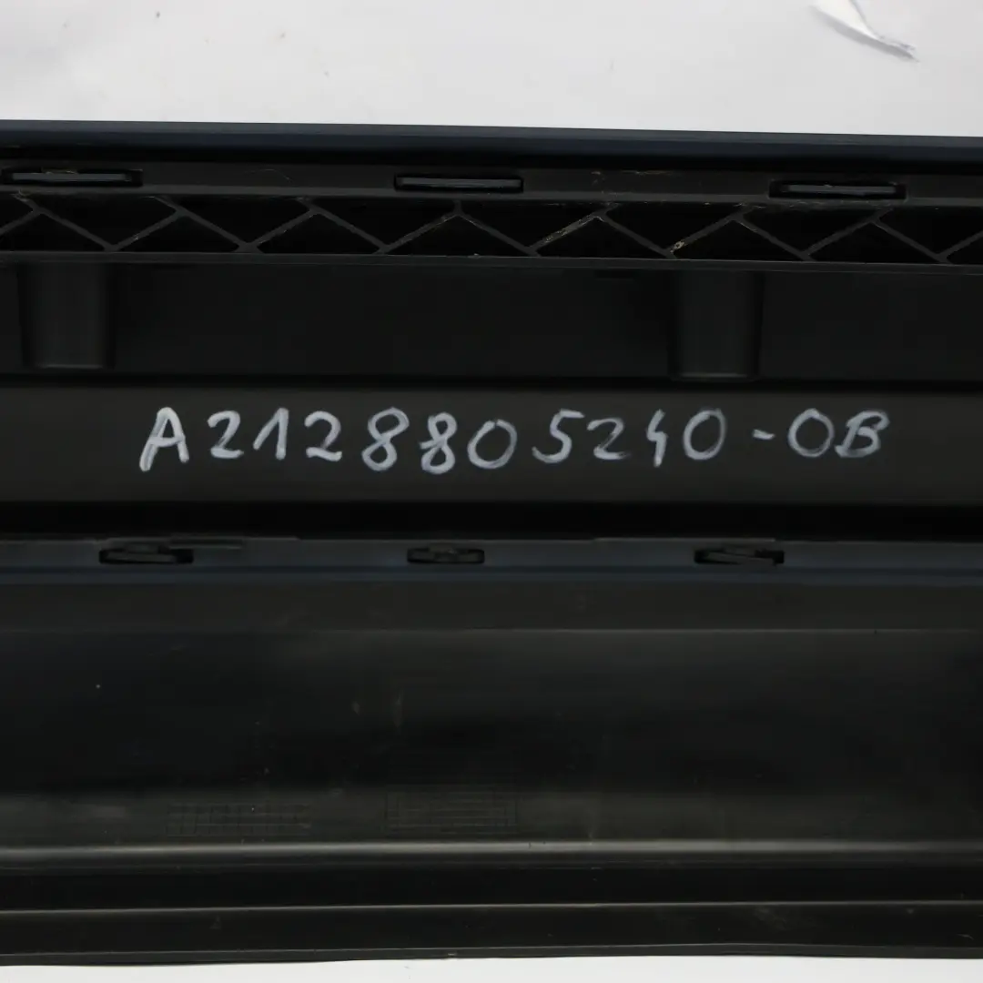 Bumper Mercedes S212 Estate Sport Trim Panel Obsidian Black Metallic - 197 to Rear with Part number A2128805240 Rear Bumper Mercedes S212 Estate Sport Trim Panel Obsidian Black Metallic - 197 - SKU A2128805240-OB - Part number A2128805240