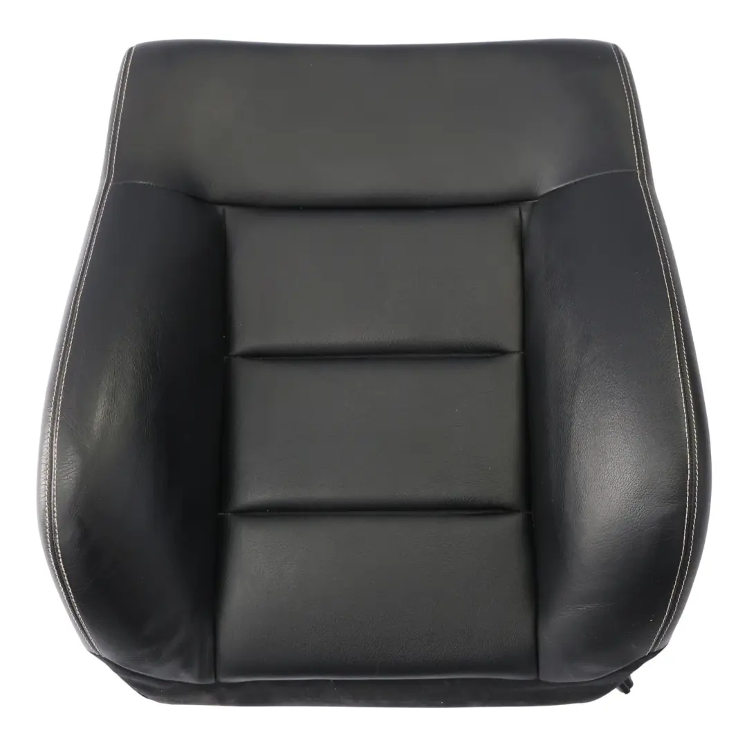 Mercedes W212 Schienale Anteriore Destro Riscaldato Elettricamente In Pelle Nera - SKU A2129105247 - Numero di parte A2129105247
