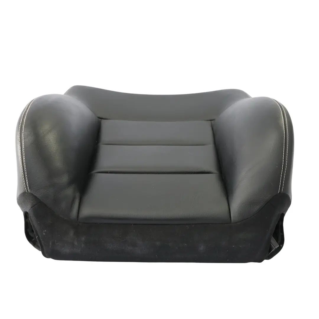 Backrest Front Right O/S Electric Heated Black Leather to Mercedes W212 Seat with Part number A2129105247 Mercedes W212 Seat Backrest Front Right O/S Electric Heated Black Leather - SKU A2129105247 - Part number A2129105247