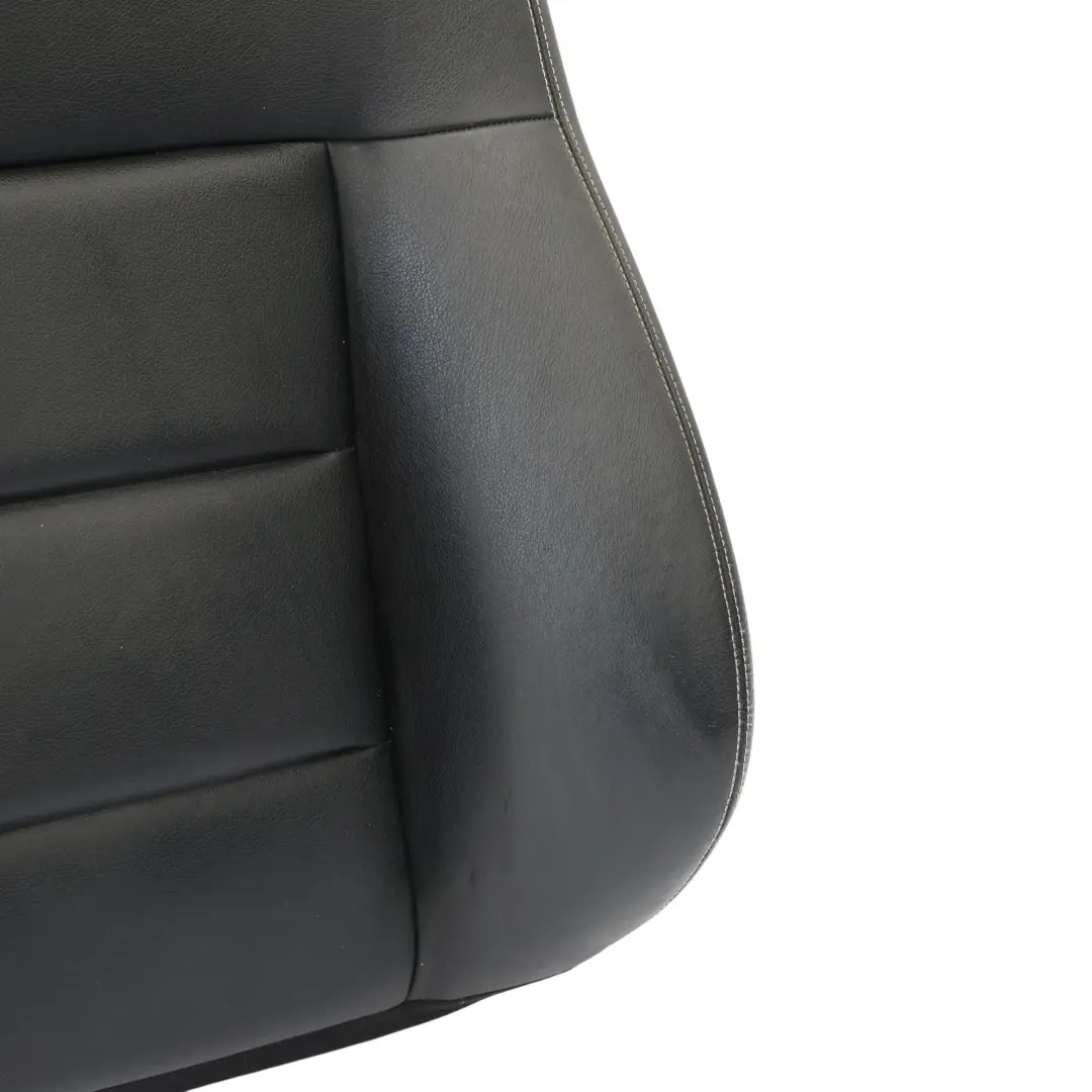 Mercedes W212 Vorder Seite Sport Sitz Rücken Lehne Raum Beheizt Leder Schwarz - SKU A2129106347 - Teilenummer A2129106347