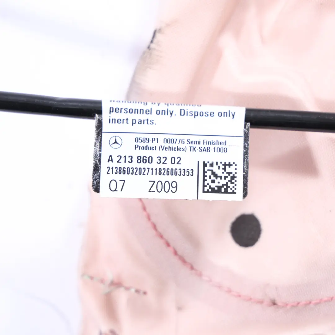  Module D'Air De Siège Mercedes W167 W213 C257 W290 Côté Avant Droit - SKU A2138603202 - Numéro de pièce A2138603202