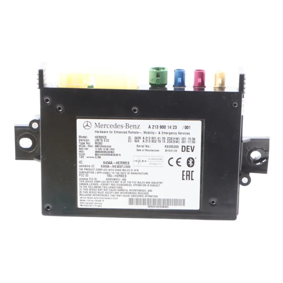 W470 Bluetooth Module Control Unit to Mercedes with Part number A2139001423 Mercedes W470 Bluetooth Module Control Unit - SKU A2139001423 - Part number A2139001423