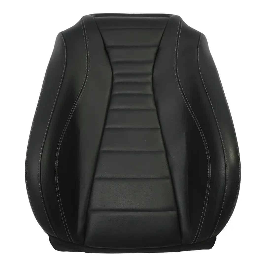 Mercedes W213 Respaldo Asiento Delantero Izquierdo Calefactable Cuero Negro - SKU A2139104002 - Número de pieza A2139104002