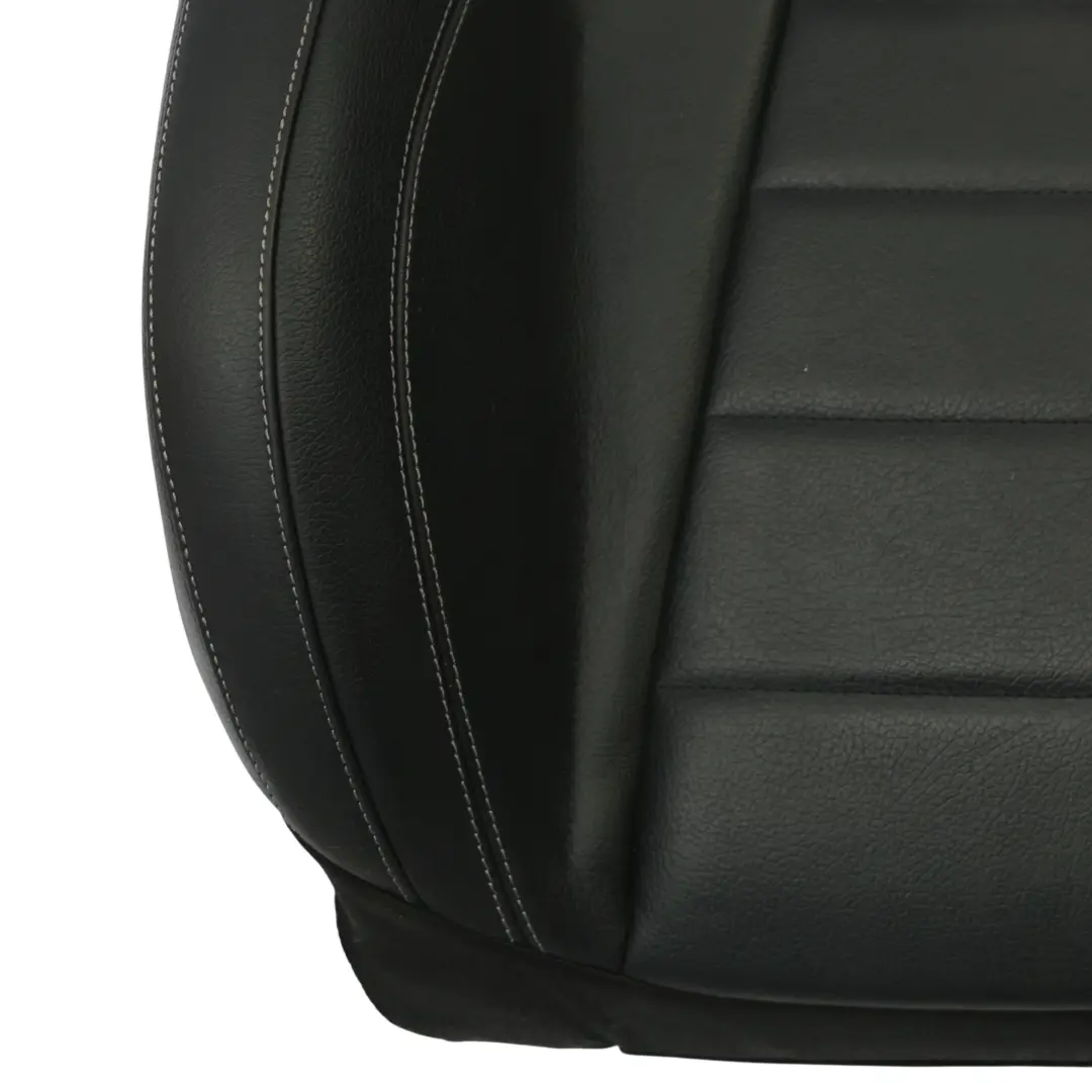Mercedes W213 Front Seat Backrest Left N/S Heated Interior Leather Black - SKU A2139104002 - Part number A2139104002