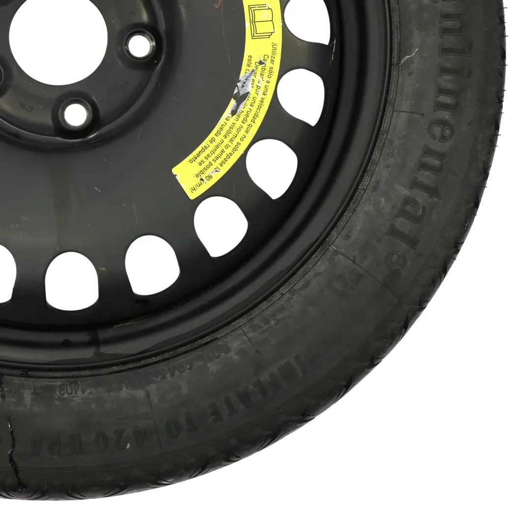 Spare Wheel Mercedes W211 W212 C218 Compact Steel R17 ET:36 155/70 to with Part number A2194000002 Spare Wheel Mercedes W211 W212 C218 Compact Steel R17 ET:36 155/70 - SKU A2194000002-3 - Part number A2194000002