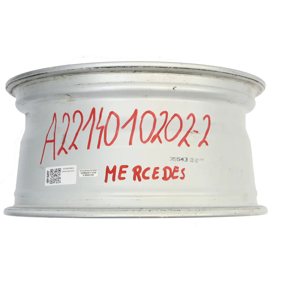 W216 W221 Silberne Leicht metall felge 17" 8J ET:43 für Mercedes mit Teilenummer A2214010202 Mercedes W216 W221 Silberne Leicht metall felge 17" 8J ET:43 - SKU A2214010202-2 - Teilenummer A2214010202