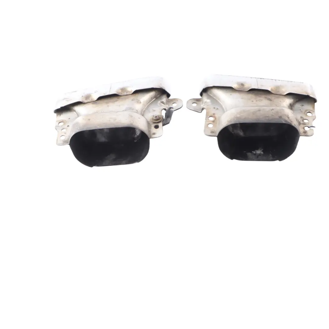 Mercedes W221 AMG Endschalldämpfer Auspuffrohr Spitze Chrom Links Rechts Satz - SKU A2214902927-1 - Teilenummer A2214902927