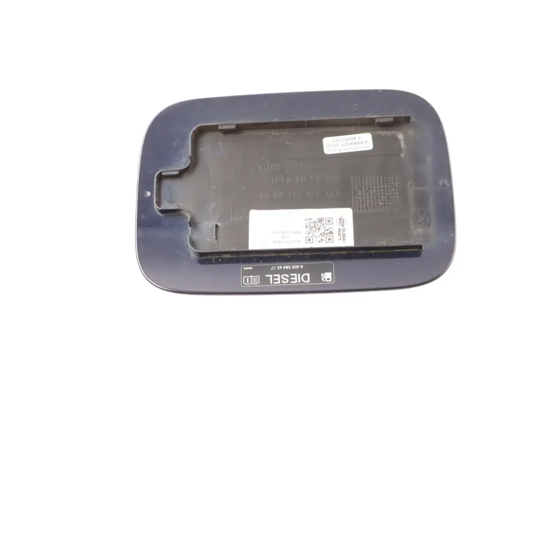 Filler Flap Tank Cap Cover Cavansite Blue 890 to Mercedes W221 Fuel with Part number A2217570006 Mercedes W221 Fuel Filler Flap Tank Cap Cover Cavansite Blue 890 - SKU A2217570006-CVB - Part number A2217570006