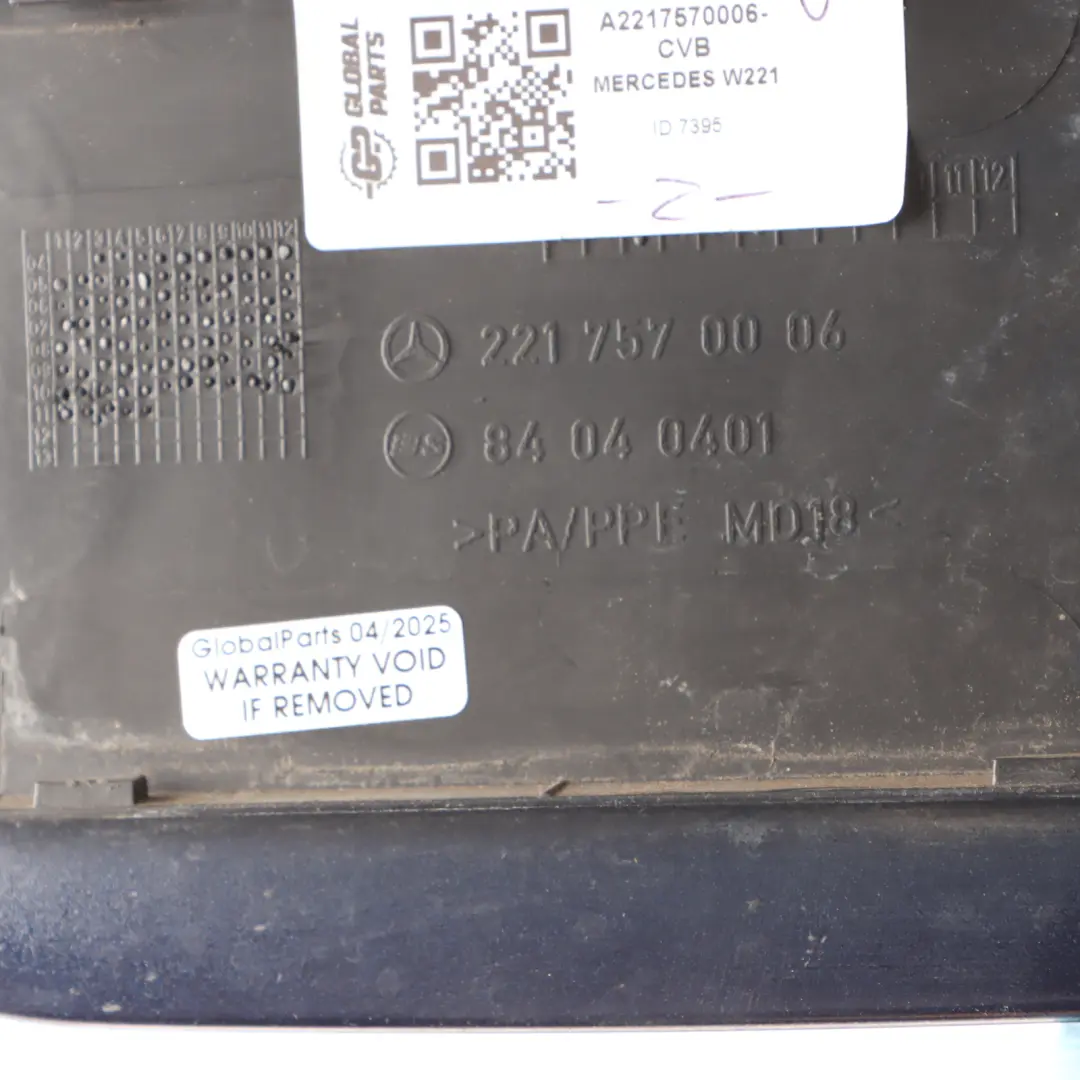 Mercedes W221 Fuel Filler Flap Tank Cap Cover Cavansite Blue 890 - SKU A2217570006-CVB - Part number A2217570006