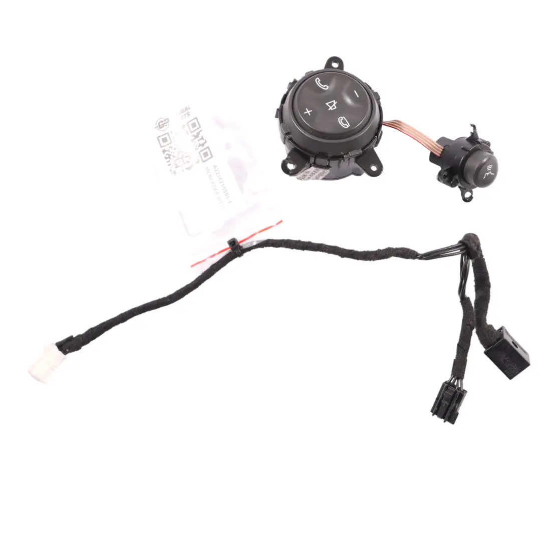 Interruttore Pulsante Volante Sinistro Multifunzione per Mercedes W211 con numero di parte A2218210551 Mercedes W211 Interruttore Pulsante Volante Sinistro Multifunzione - SKU A2218210551-1 - Numero di parte A2218210551