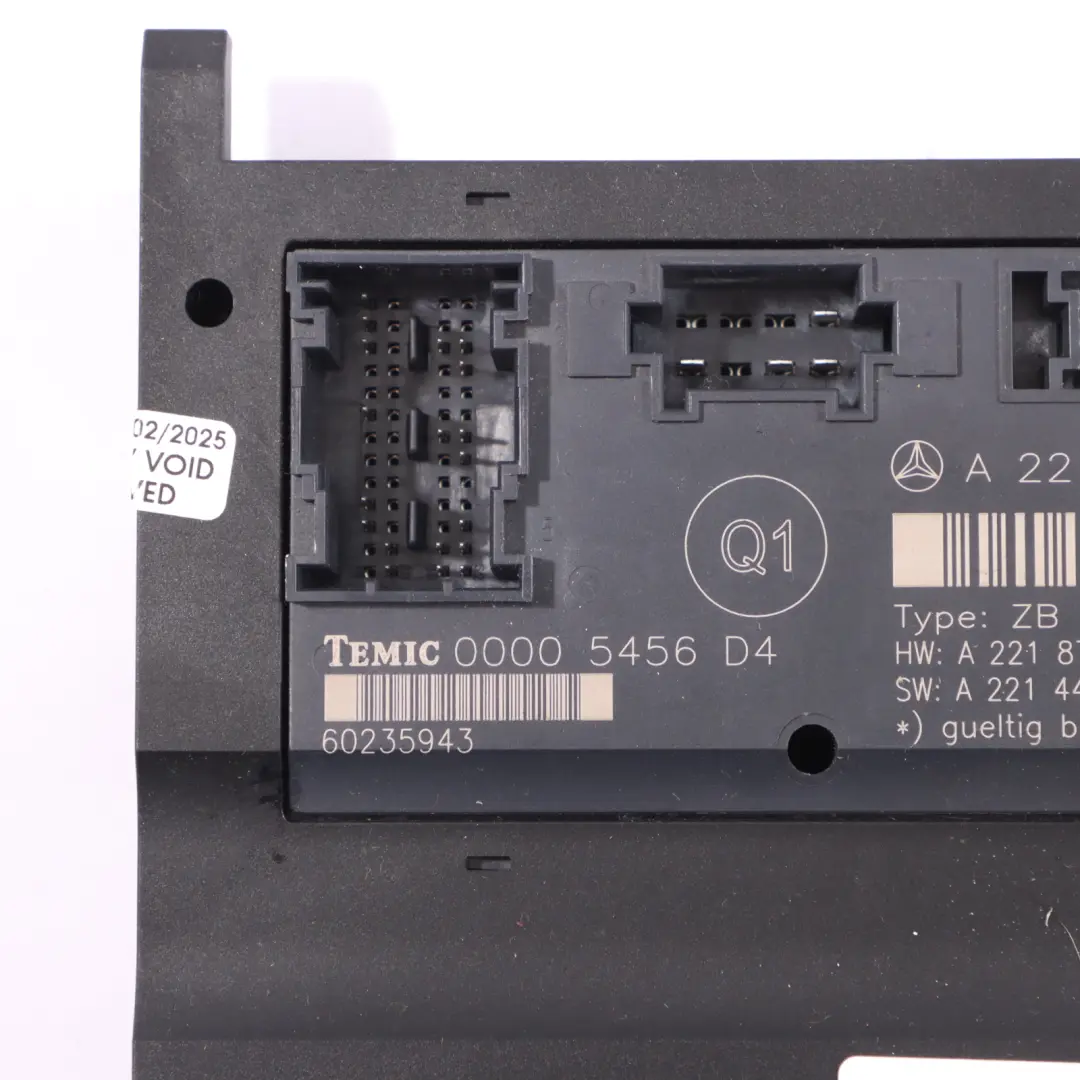 Modulo Controllo Interruttore Sedile Anteriore per Mercedes W221 con numero di parte A2218702386 Mercedes W221 Modulo Controllo Interruttore Sedile Anteriore - SKU A2218702386 - Numero di parte A2218702386