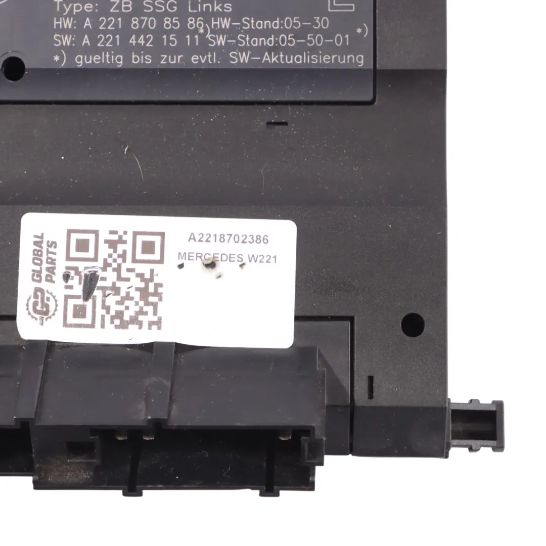 Módulo Control Ajuste Interruptor Asiento Delantero para Mercedes W221 con número de pieza A2218702386 Mercedes W221 Módulo Control Ajuste Interruptor Asiento Delantero - SKU A2218702386 - Número de pieza A2218702386