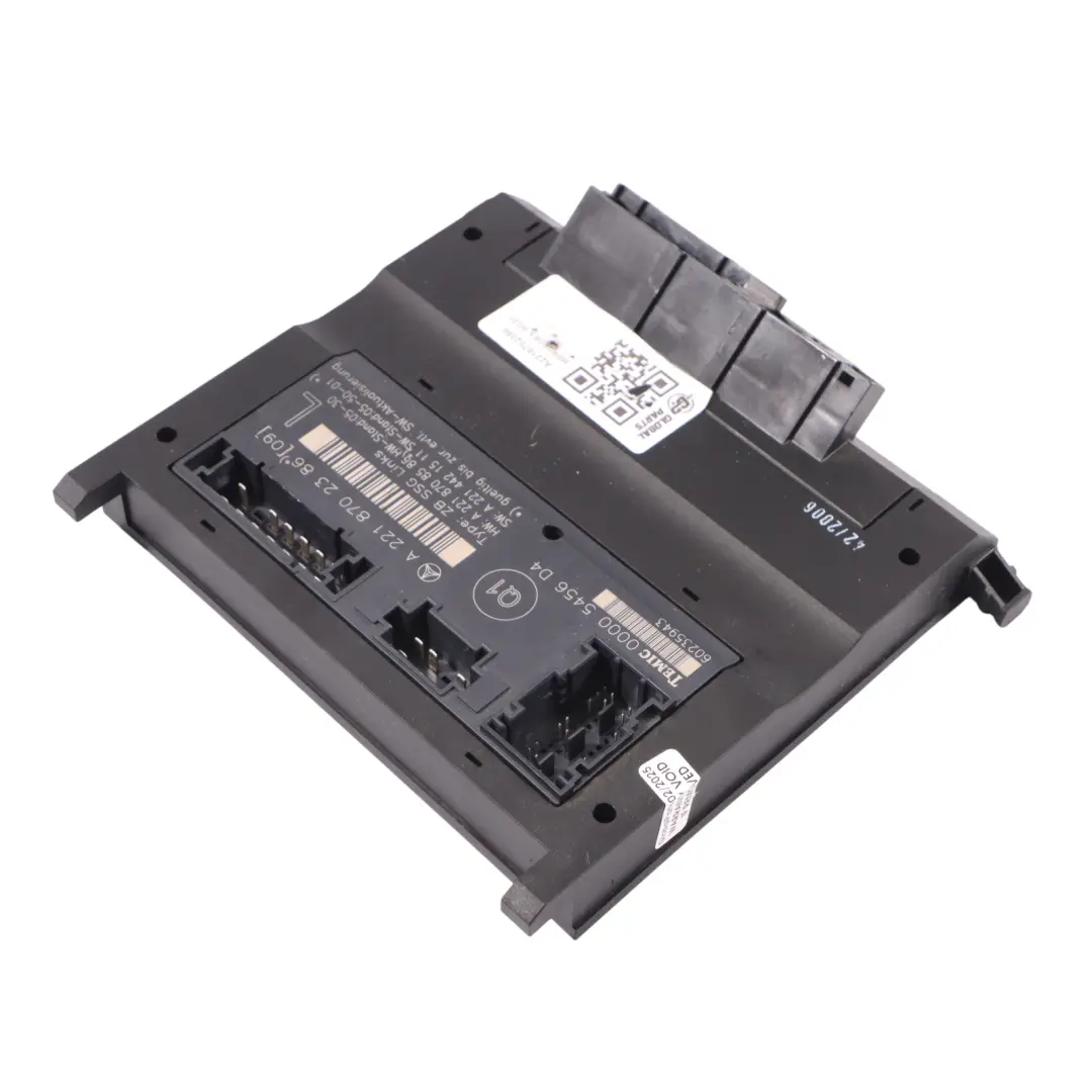 Módulo Control Ajuste Interruptor Asiento Delantero para Mercedes W221 con número de pieza A2218702386 Mercedes W221 Módulo Control Ajuste Interruptor Asiento Delantero - SKU A2218702386 - Número de pieza A2218702386