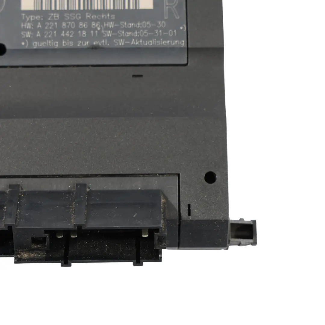 Mercedes W221 Seat Module Front Right O/S Memory Control Unit - SKU A2218703086 - Part number A2218703086