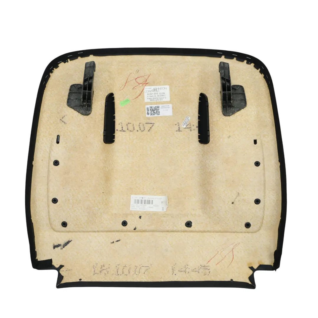 Front Seat Rear Back Cover Trim Panel Left N/S to Mercedes W221 with Part number A2219101139 Mercedes W221 Front Seat Rear Back Cover Trim Panel Left N/S - SKU A2219101139 - Part number A2219101139