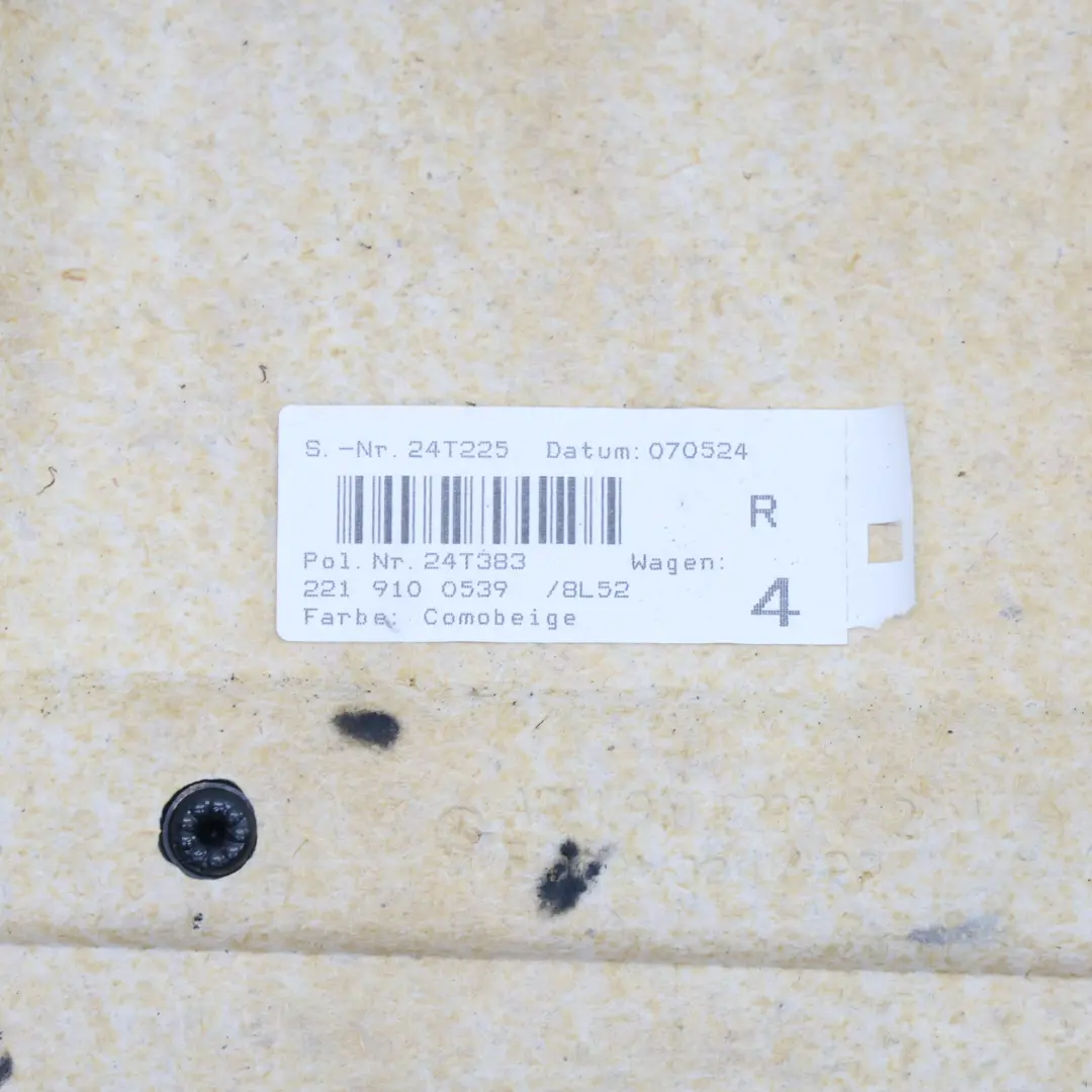 Panneau Arrière Gauche Droit Dossier De Siège Avant pour Mercedes W221 à propos du numéro de pièce A2219101339 Mercedes W221 Panneau Arrière Gauche Droit Dossier De Siège Avant - SKU A2219101339-1 - Numéro de pièce A2219101339