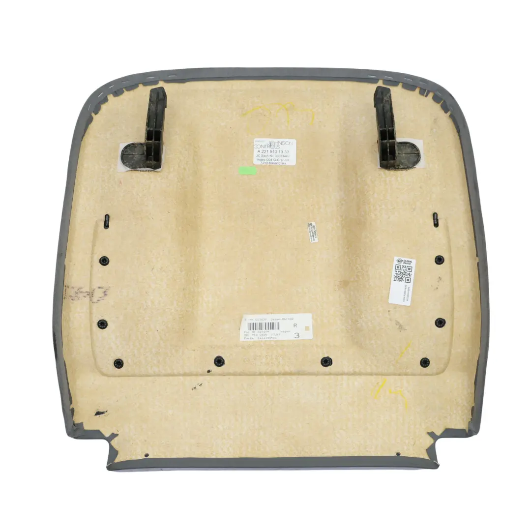 Sedile Anteriore Schienale Posteriore Sinistro Destro per Mercedes W221 con numero di parte A2219101339 Mercedes W221 Sedile Anteriore Schienale Posteriore Sinistro Destro - SKU A2219101339 - Numero di parte A2219101339