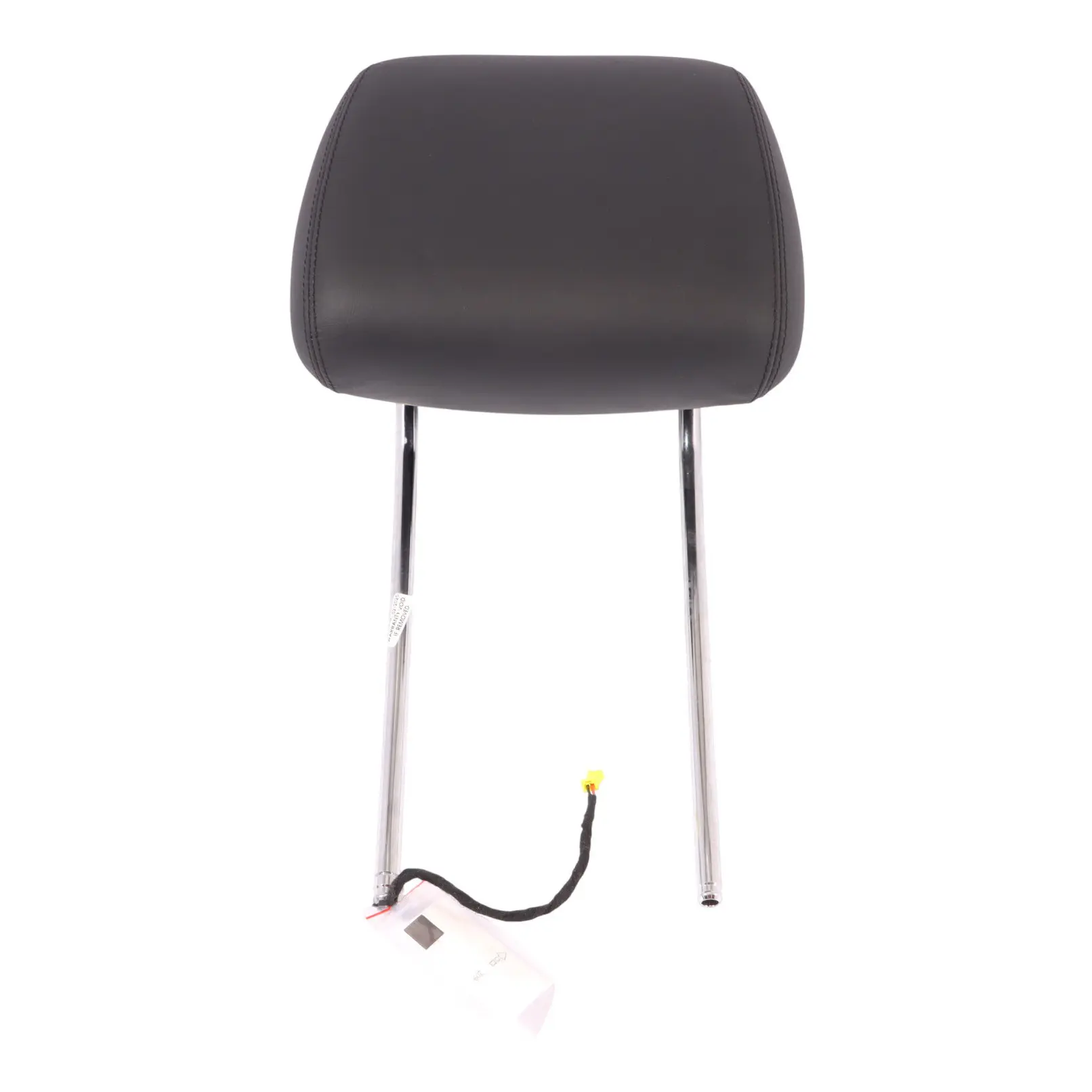 Mercedes W221 Seat Headrest Front Left N/S Black Leather Nappa Head Rest