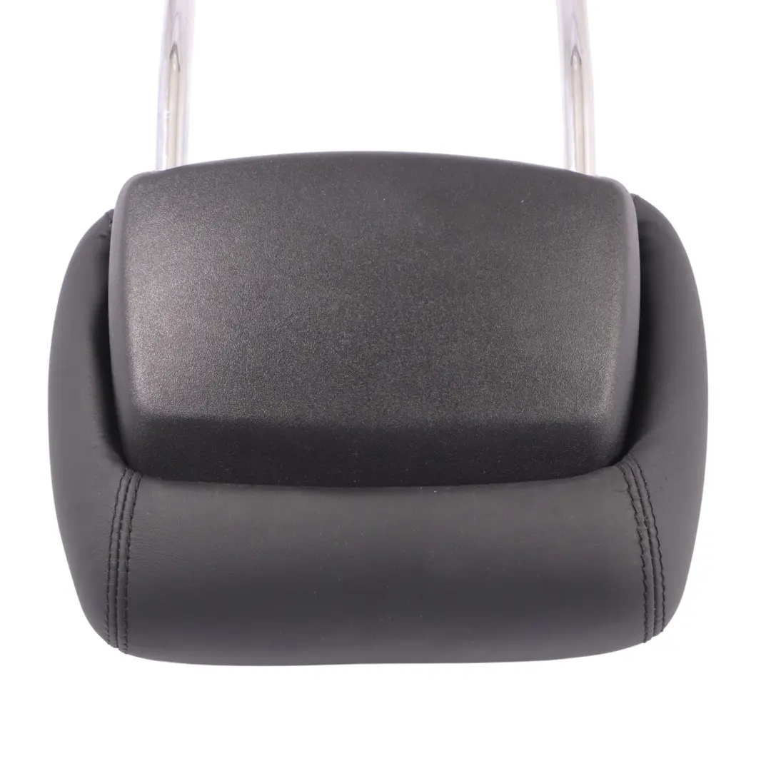 Mercedes W221 Seat Headrest Front Left N/S Black Leather Nappa Head Rest - SKU A2219705350 - Part number A2219705350