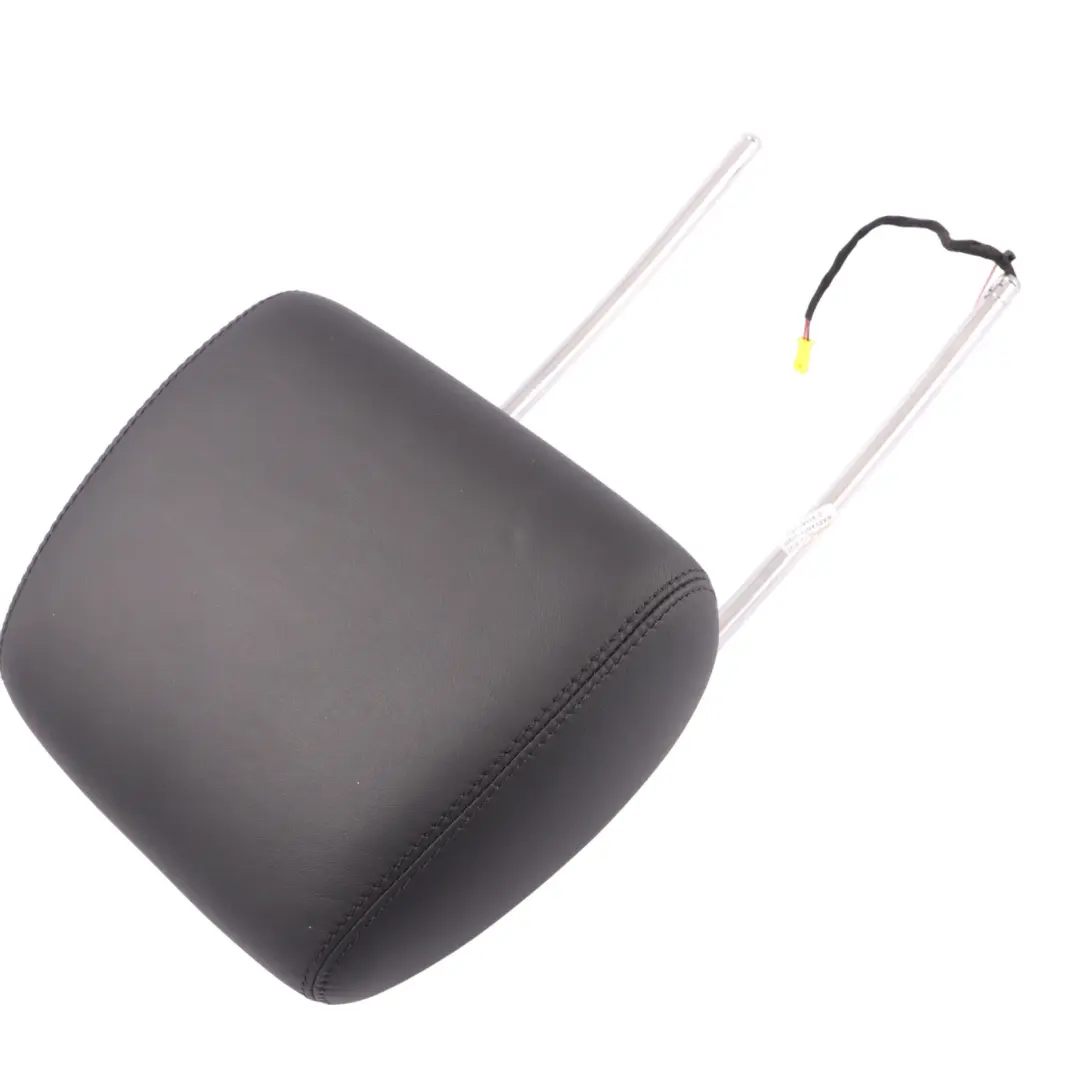 Headrest Front Left N/S Black Leather Nappa Head Rest to Mercedes W221 Seat with Part number A2219705350 Mercedes W221 Seat Headrest Front Left N/S Black Leather Nappa Head Rest - SKU A2219705350 - Part number A2219705350
