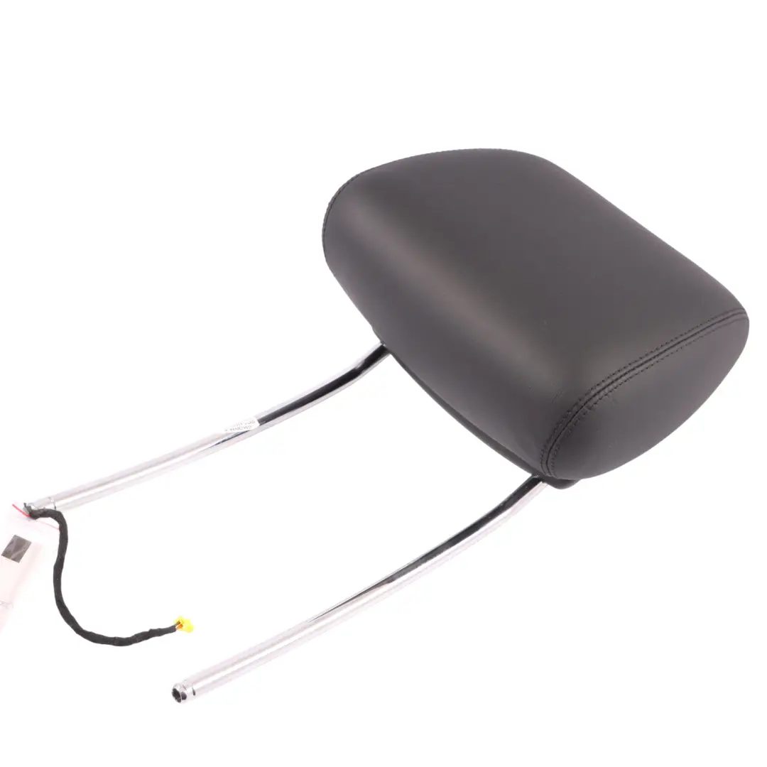 Mercedes W221 Poggiatesta Anteriore Sinistro Poggiatesta In Pelle Nera Nappa - SKU A2219705350 - Numero di parte A2219705350