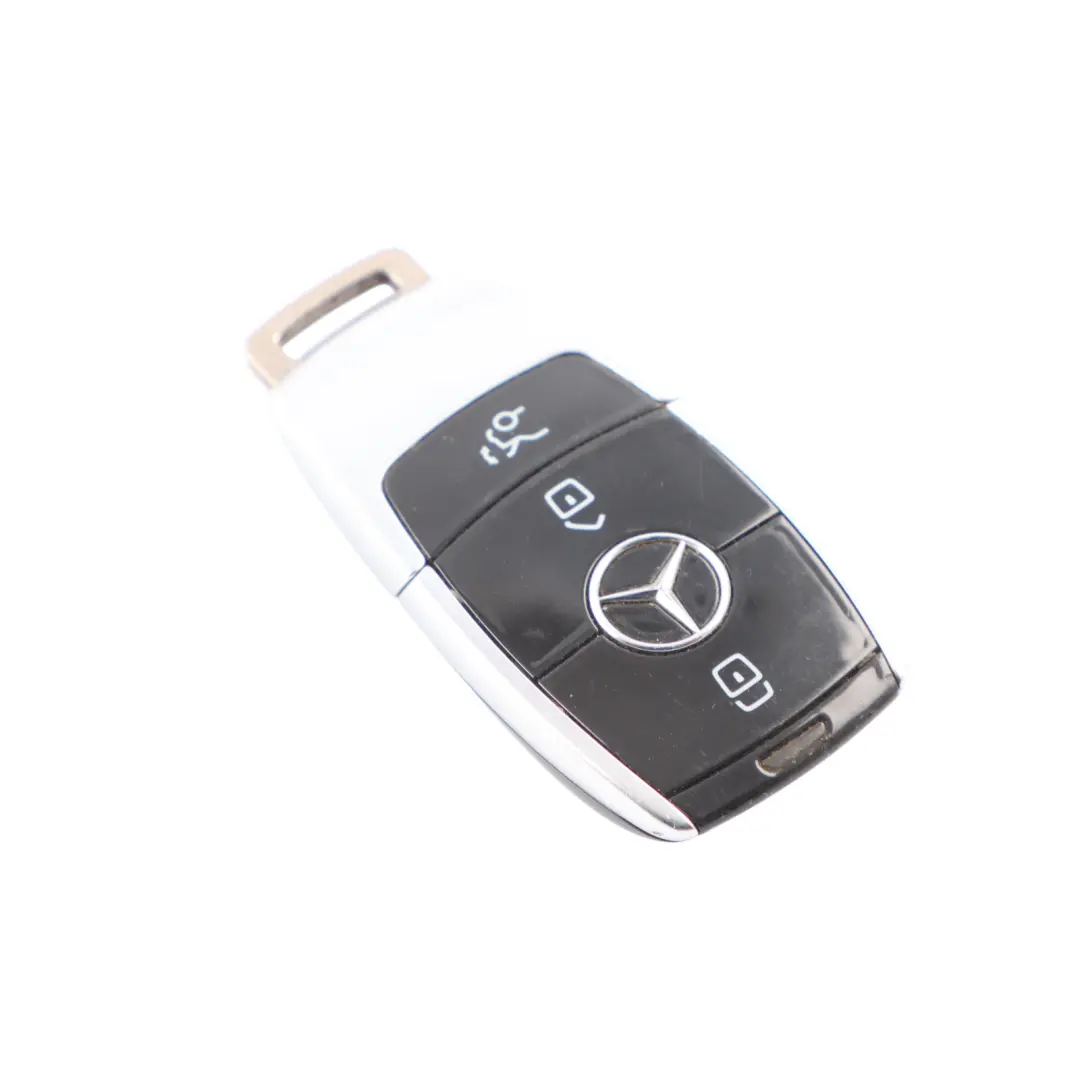 Radio Remote Alarm Ignition Key Fob Button to Mercedes W213 with Part number A2229051111 Mercedes W213 Radio Remote Alarm Ignition Key Fob Button - SKU A2229051111 - Part number A2229051111