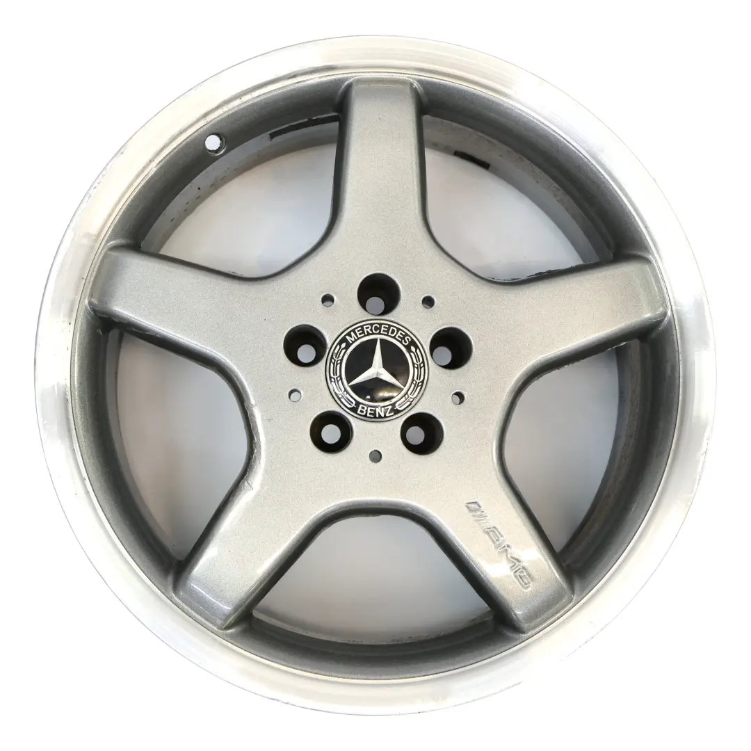 Vorderrad Felge 18" 8.5J ET:30 Sternspeiche für Mercedes SL R230 AMG mit Teilenummer A2304012002 Mercedes SL R230 AMG Vorderrad Felge 18" 8.5J ET:30 Sternspeiche - SKU A2304012002-1 - Teilenummer A2304012002