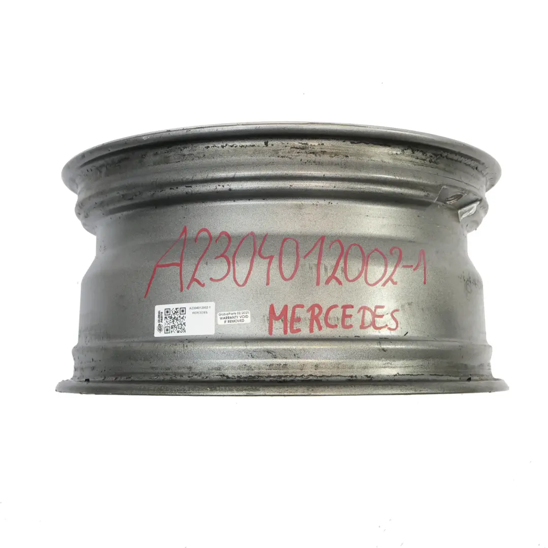 Front Wheel Alloy Rim 18" 8.5J ET:30 Star Spoke to Mercedes SL R230 AMG with Part number A2304012002 Mercedes SL R230 AMG Front Wheel Alloy Rim 18" 8.5J ET:30 Star Spoke - SKU A2304012002-1 - Part number A2304012002