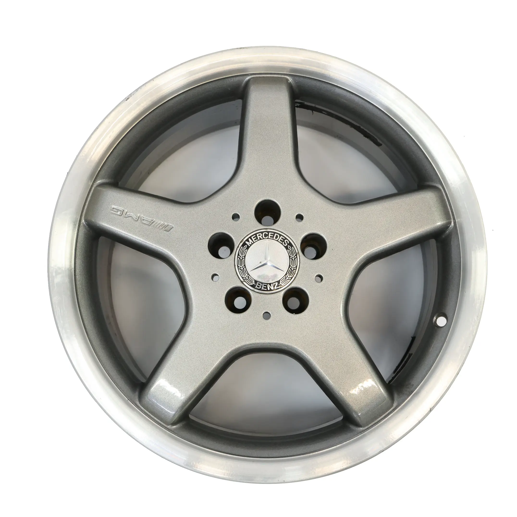Mercedes SL R230 AMG Wheel Alloy Rim 18" 9.5J ET:33 Star Spoke A2304012102