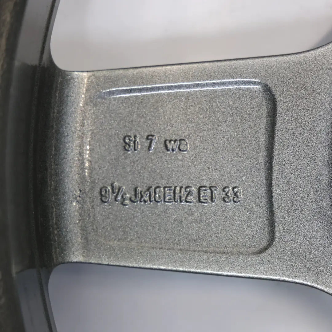 Leichtmetallfelge 18" 9.5J ET:33 Sternspeiche für Mercedes SL R230 AMG mit Teilenummer A2304012102 Mercedes SL R230 AMG Leichtmetallfelge 18" 9.5J ET:33 Sternspeiche - SKU A2304012102-1 - Teilenummer A2304012102