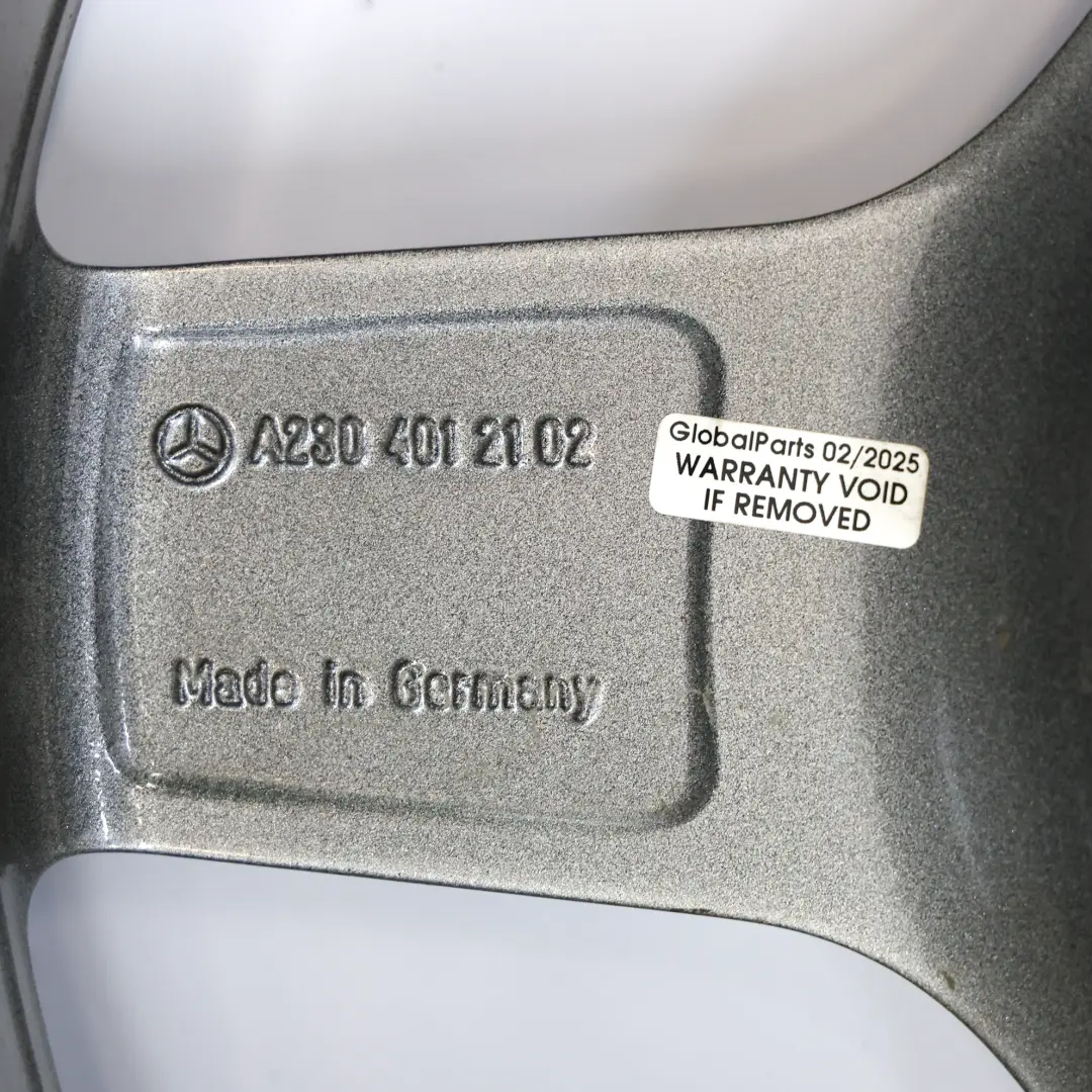 Cerchio Posteriore Lega 18" 9.5J ET:33 per Mercedes SL R230 AMG con numero di parte A2304012102 Mercedes SL R230 AMG Cerchio Posteriore Lega 18" 9.5J ET:33 - SKU A2304012102-2 - Numero di parte A2304012102