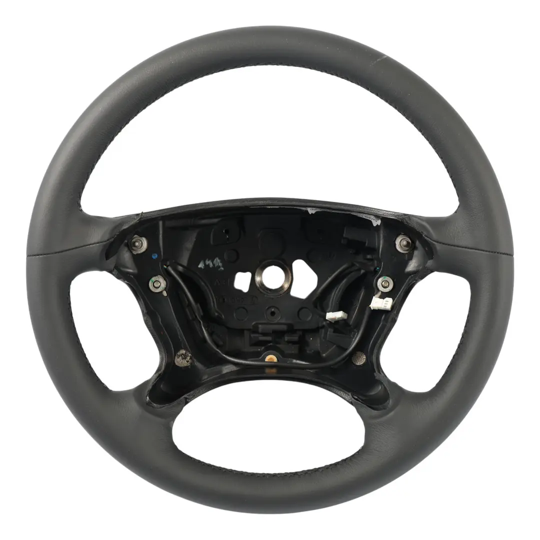 Leather Steering Wheel to Mercedes CLK C209 W209 W211 C219 NEW Black with Part number A2304604403 Mercedes CLK C209 W209 W211 C219 NEW Black Leather Steering Wheel - SKU A2304604403-1 - Part number A2304604403