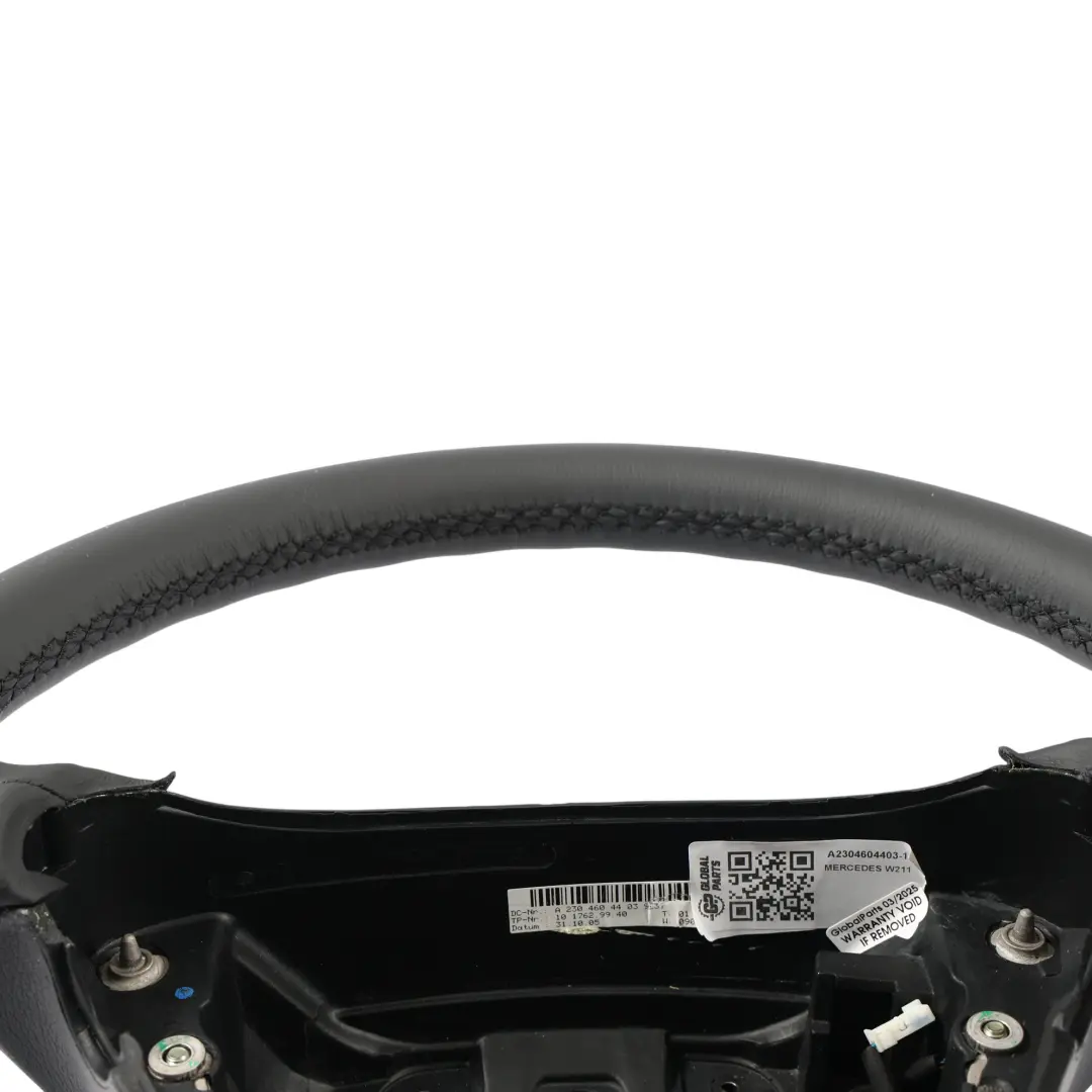 Mercedes CLK C209 W209 W211 C219 NOUVEAU Cuir Noir Volant - SKU A2304604403-1 - Numéro de pièce A2304604403