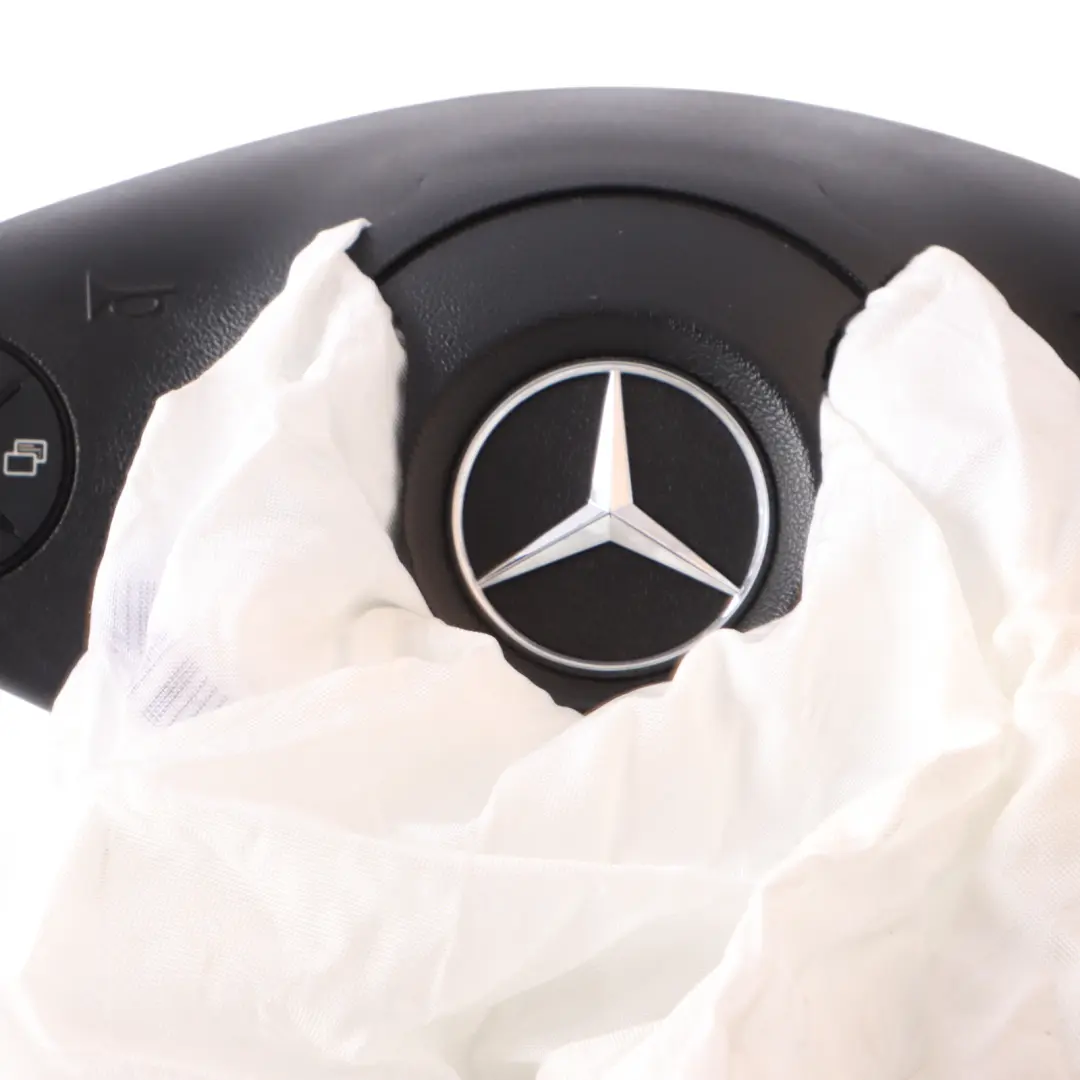 Mercedes C219 Steering Wheel Air Module Switch Black DAMAGED - SKU A2308602502-1 - Part number A2308602502